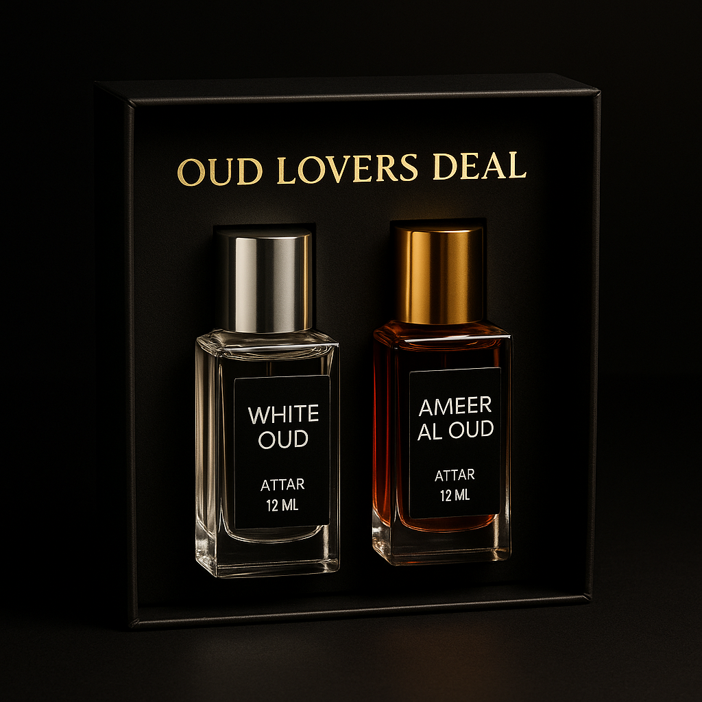 Oud Lovers Deal – White Oud + Ameer Al Oud (12ml + 12ml)