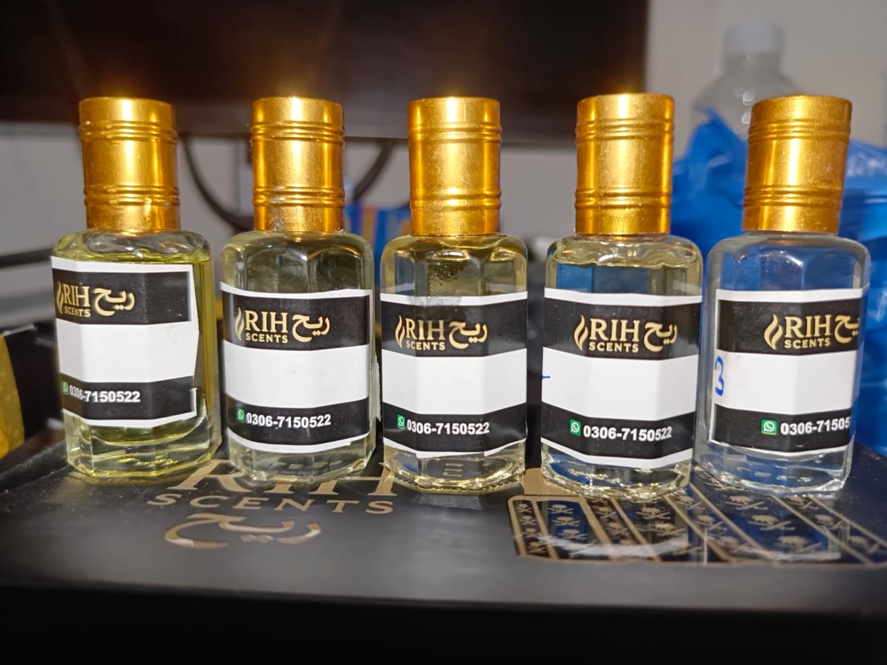 Blue De Chanel + Daniel Desire + Ameer Ul Oudh + David Beckham + Silver Scent 12ml each | Rih Scents